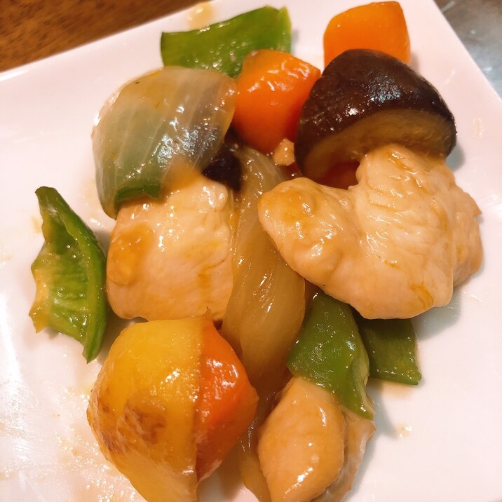 カンタン黒酢で!黒酢あん炒め